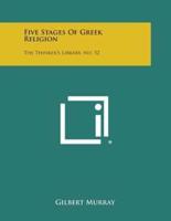 Five Stages of Greek Religion