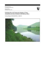 Predicting Flow and Temperature Regimes at Three Alasmidonta Heterodon Locations in the Delaware River