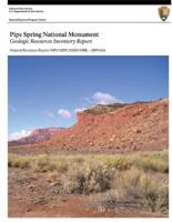 Pipe Spring National Monument Geologic Resources Inventory Report