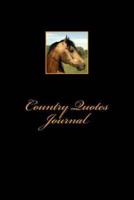 Country Quotes Journal