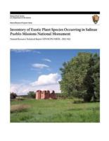 Inventory of Exotic Plant Species Occurring in Salinas Pueblo Missions National Monument