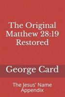 The Original Matthew 28