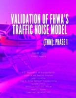 Validation of Fhwa?s Traffic Noise Model (Tnm)