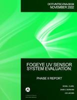 Fogeye UV Sensor System Evaluation