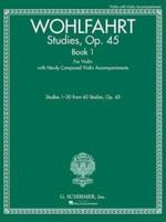 Wohlfahrt Studies Op. 45 Bk 1 Violin W Vln Teacher Accomp Vln Duet Bk