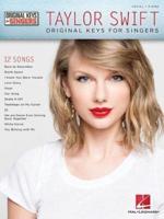 Swift Taylor Original Keys for Singers Vocal Piano Pv Bk