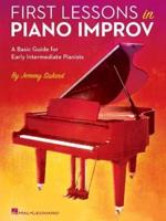 SISKIND JEREMY FIRST LESSONS IN PIANO IMPROV PF BOOK