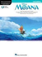 Instrumental Play-Along Moana French Horn Book/Audio Online
