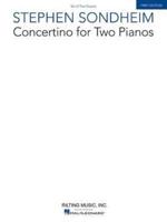 SONDHEIM STEPHEN CONCERTINO FOR TWO PIANOS 2 COPIES BOOK