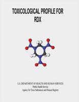 Toxicological Profile for Rdx