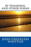 At Sundown, and Other Poems