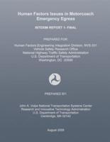 Human Factors Issues in Motorcoach Emergency Egress