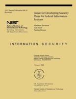 Guide for Developing Security Plans for Federal Information Systems