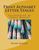 Print Alphabet Letter Stages