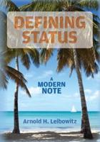 Defining Status