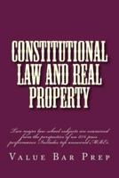 Constitutional Law and Real Property