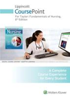 Taylor 8E CoursePoint; Pellico CoursePoint & Text; Plus LWW DocuCare Two-Year Access Package