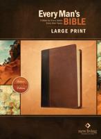 Every Man's Bible NLT, Large Print, TuTone (LeatherLike, Brown/Tan)