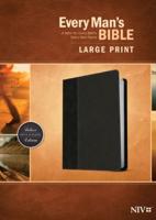Every Man's Bible NIV, Large Print, TuTone (LeatherLike, Onyx/Black)