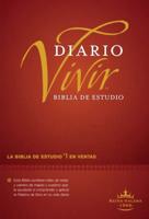Biblia De Estudio Del Diario Vivir RVR60 (Tapa Dura, Vino Tinto, Letra Roja)