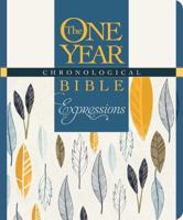 The One Year Chronological Bible Expressions NLT, Deluxe (Hardcover, Blue)