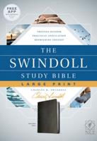 The Swindoll Study Bible NLT, Large Print (LeatherLike, Black)