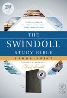 The Swindoll Study Bible NLT, Large Print (LeatherLike, Black, Indexed)