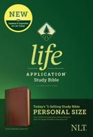 NLT Life Application Study Bible, Third Edition, Personal Size (LeatherLike, Brown/Mahogany)