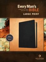 Every Man's Bible NLT, Large Print (Genuine Leather, Black)