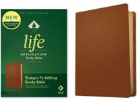 NLT Life Application Study Bible, Third Edition (Genuine Leather, Brown, Red Letter)