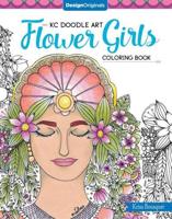 KC Doodle Art Flower Girls Coloring Book