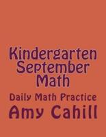Kindergarten September Math