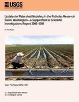 Updates to Watershed Modeling in the Potholes Reservoir Basin, Washington?A Supplement to Scientific Investigations Report 2009?5081