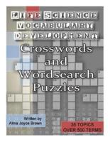 Life Science Vocabulary Development Crosswords and Wordsearch Puzzles