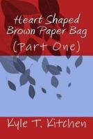 Heart Shaped Brown Paper Bag