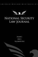 National Security Law Journal - Vol. 2 Issue 1