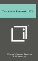 The King's English (1922)