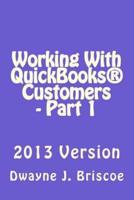 Working With QuickBooks Customers - Part 1