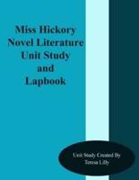 Miss Hickory Novel Literature Unit Study and Lapbook