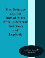 Mrs. Frimbsy and the Rats of Nihm Novel Literature Unit Study and Lapbook