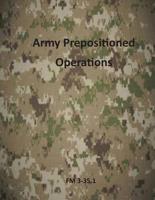 Army Prepositioned Operations