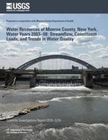 Water Resources of Monroe County, New York, Water Years 2003?08