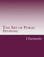 The Art of Public Speaking