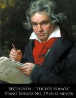 Beethoven - Leichte Sonata Piano Sonata No. 19 in G Minor