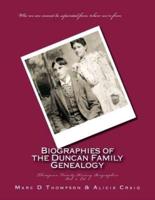Narrative Biographies of the Duncan Family Genealogy