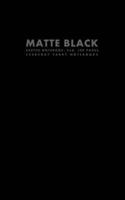 Matte Black Sketch Notebook, 5X8, 100 Pages