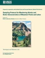 Sampling Protocol for Monitoring Abiotic and Biotic Characteristics of Mountain Ponds and Lakes