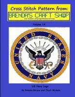 US Navy Logo - Cross Stitch Pattern from Brenda's Craft Shop