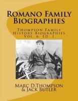 Narrative Biographies of the Romano Family Genealogy