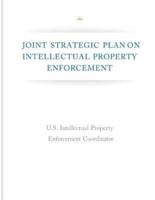 Joint Strategic Plan on Intellectual Property Enforcement